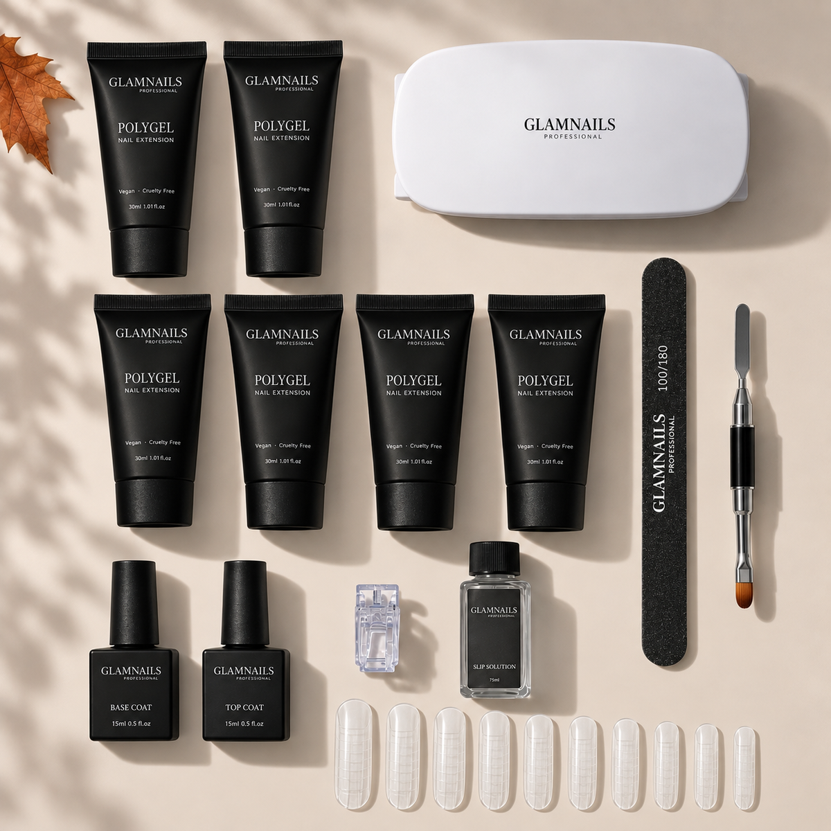 Polygel Starterset | 3+3 Gratis Kleuren Glamnailsprofessional