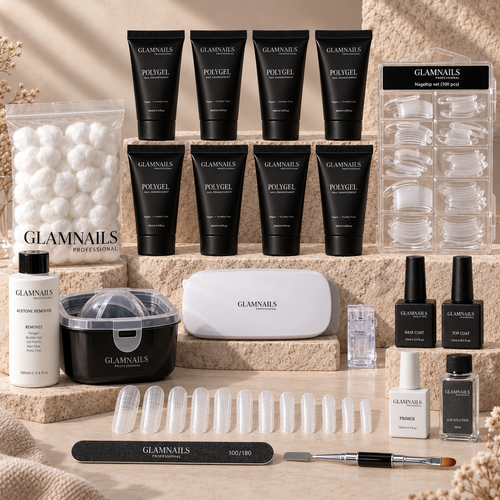 Polygel Starter Set | 4+4 Free Colors 