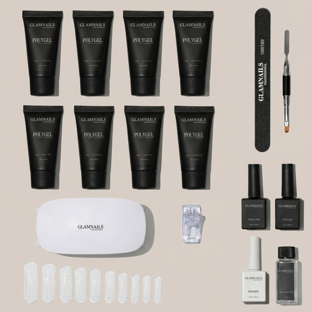 Polygel Starter Set | 4+4 Free Colors 