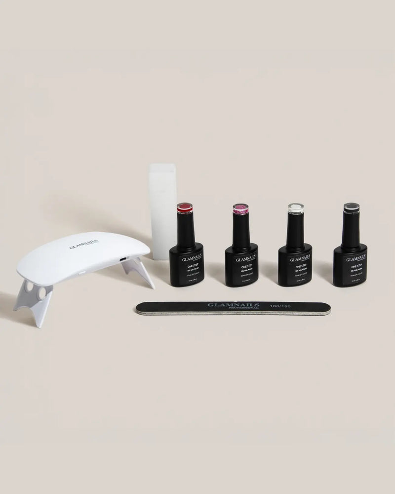 Gel Polish Starter Kit | 2+2 Free Colours | Without base/top coat