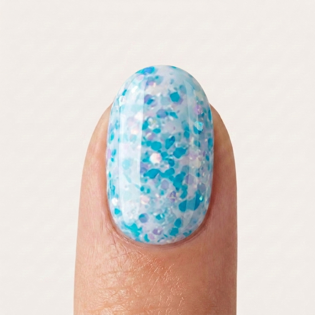 Polygel Island Shimmer Glamnailsprofessional 
